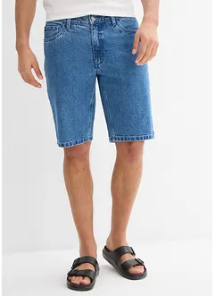 Bermuda elasticizzati in jeans, relaxed fit, bonprix
