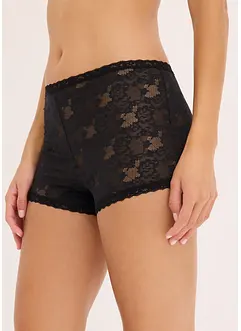 Boxer aderenti da donna in pizzo (pacco da 3), bonprix