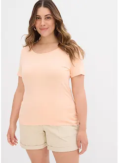 T-shirt in morbida viscosa (pacco da 2), bonprix