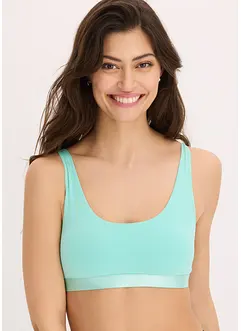 Reggiseno bustier con cotone biologico (pacco da 2), bonprix