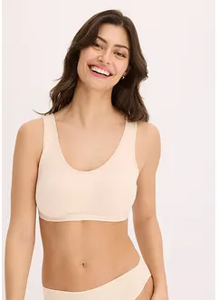 Reggiseno bustier con cotone, bonprix