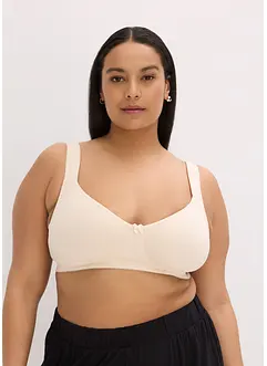 Reggiseno t-shirt non imbottito senza ferretto con cotone biologico (pacco da 2), bonprix