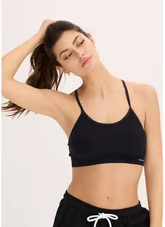 Bustier feel comfort senza cuciture con spalline incrociate dietro, bonprix