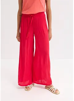 Pantaloni larghi in fine viscosa, bonprix