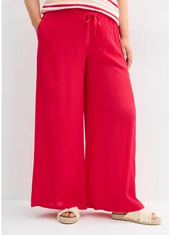 Pantaloni larghi in fine viscosa, bonprix