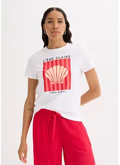 T-shirt in puro cotone, bonprix