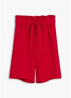 Bermuda con elastico in vita in misto viscosa fluente, bonprix