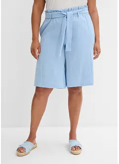 Bermuda con elastico in vita in misto viscosa fluente, bonprix