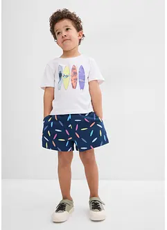 T-shirt e pantaloni corti in puro cotone (set 2 pezzi), bonprix