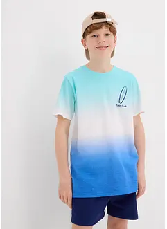 T-shirt con colori sfumati in cotone biologico, bonprix