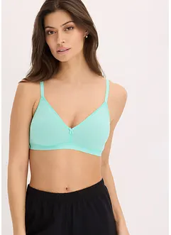 Reggiseno senza ferretto con cotone biologico (pacco da 3), bonprix