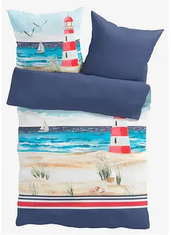 Biancheria da letto con motivo marino, bonprix