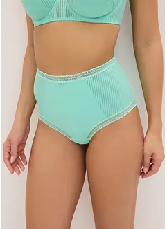 Culotte a vita alta con pizzo delicato, bonprix
