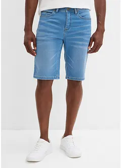 Bermuda di jeans in felpa con taglio comfort, regular fit, bonprix