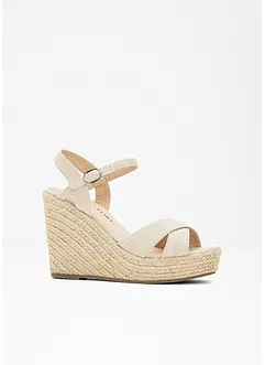 Sandali con zeppa, bonprix
