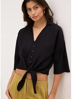 Camicetta in misto lino, bonprix