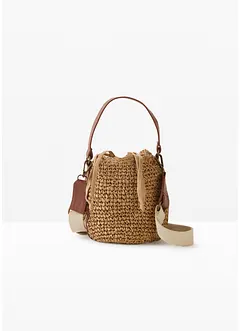 Borsa a sacco in paglia, bonprix