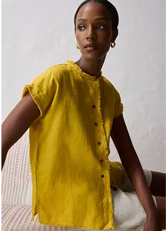 Blusa a tunica in puro lino, bonprix