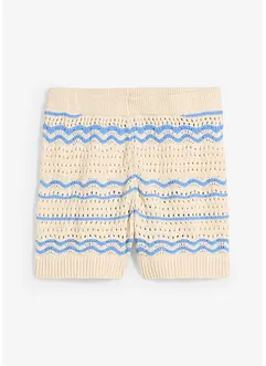 Shorts di maglia in misto cotone e lino fresco e leggero, bonprix