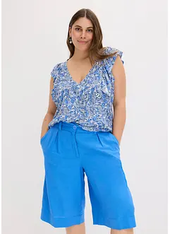 Top con volant, bonprix