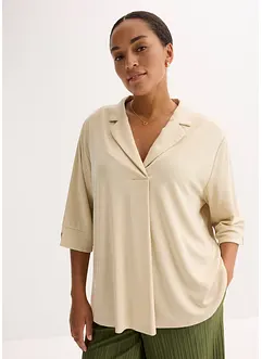 Maglia lunga in piquet di viscosa fluente, bonprix