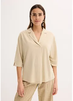 Maglia lunga in piquet di viscosa fluente, bonprix