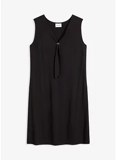 Abito in maglina con fiocco allo scollo, bonprix