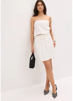 Top in misto lino, bonprix