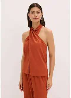 Top con scollo all'americana, bonprix