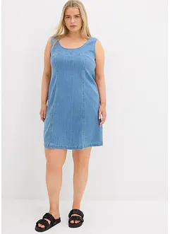 Abito di jeans in cotone biologico elasticizzato, bonprix