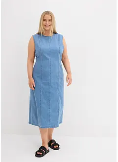 Abito di jeans in cotone biologico elasticizzato, bonprix