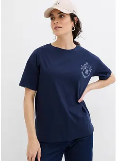 Maglia taglio boxy in puro cotone, bonprix