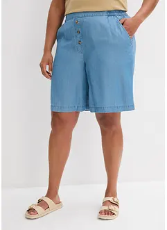 Shorts in lyocell con inserti elastici in vita, bonprix