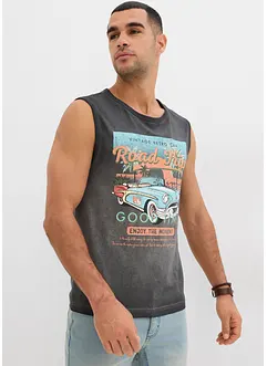 Canotta con effetto lavato (pacco da 2), bonprix