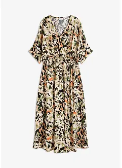 Abito lungo in viscosa fluente con paillettes, bonprix