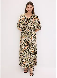 Abito lungo in viscosa fluente con paillettes, bonprix