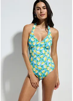 Costume con allacciatura al collo ed effetto modellante medio, bonprix