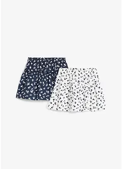 Gonna in jersey di puro cotone biologico (pacco da 2), bonprix