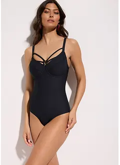 Costume intero minimizer con ferretto ed effetto modellante leggero, bonprix