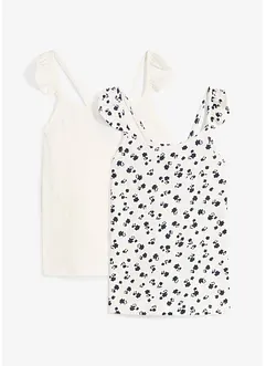 Top in puro cotone biologico (pacco da 2), bonprix