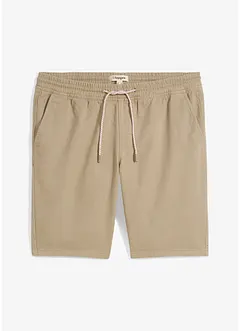 Bermuda con elastico in vita in puro cotone, regular fit, bonprix