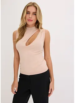Top in maglia con cut-out, bonprix