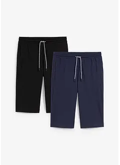 Bermuda in jersey di puro cotone biologico (pacco da 2), bonprix