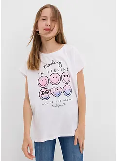T-shirt con smiley in puro cotone, SmileyWorld