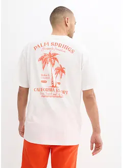 T-shirt con stampa dietro, loose fit, bonprix