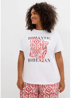 T-shirt in puro cotone, bonprix