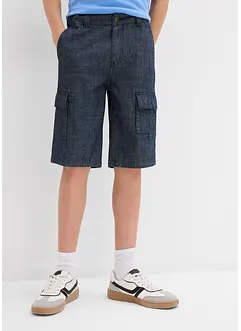 Bermuda cargo in chambray, regular fit, bonprix
