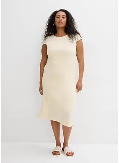 Abito midi in simil maglia, bonprix