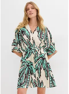Miniabito con maniche a kimono in viscosa fluente, bonprix