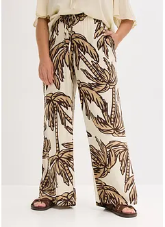 Pantaloni larghi in viscosa fluente, bonprix